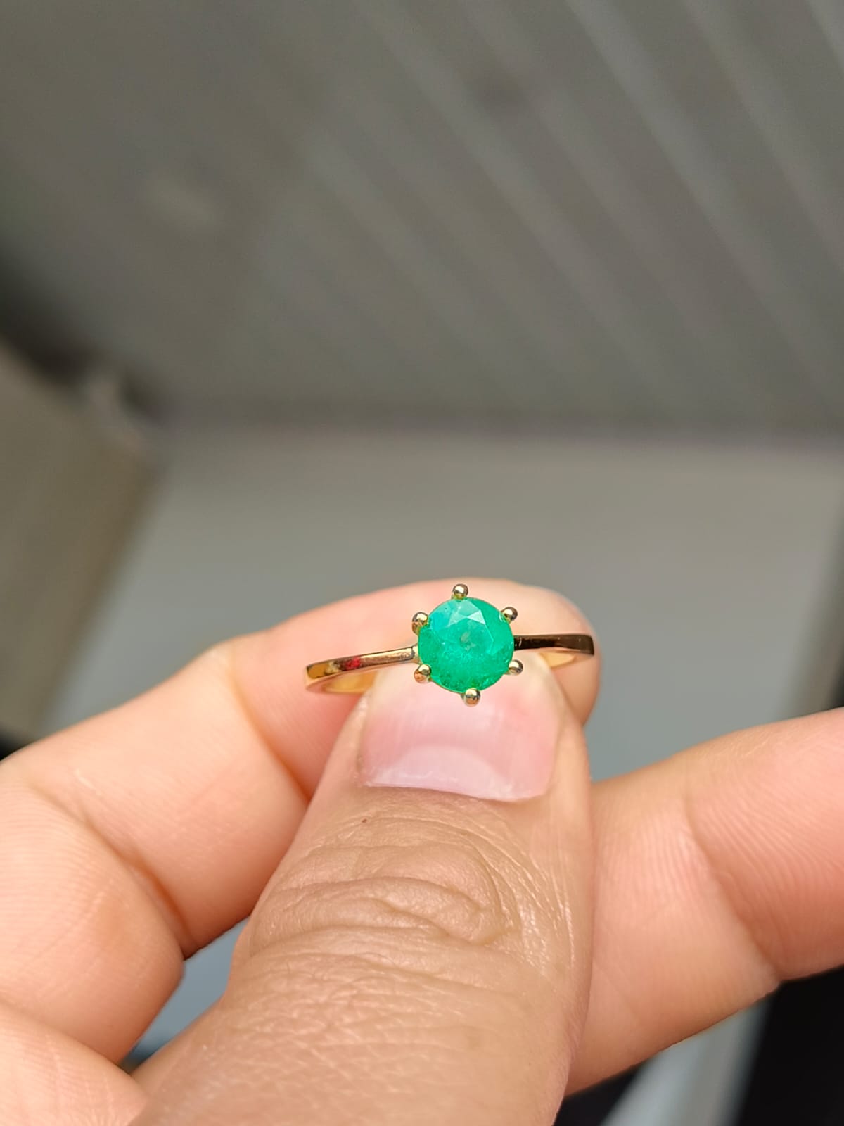 🌿Anillo Espíritu de Boyacá – Esmeralda Natural Colombiana en Oro 18k